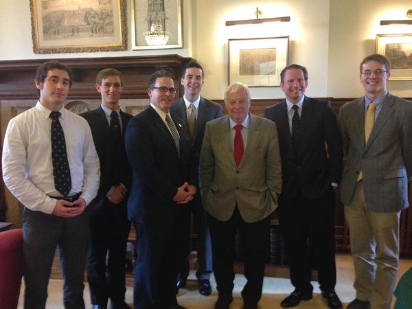 Notre Dame Tea with Lord Patten at University of Oxford