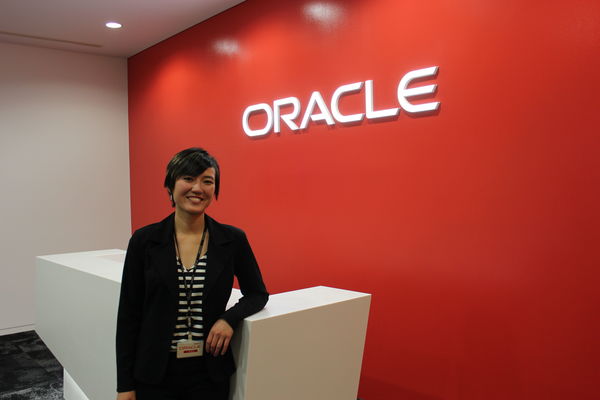 Emily Campagna in Tokyo Oracle internship