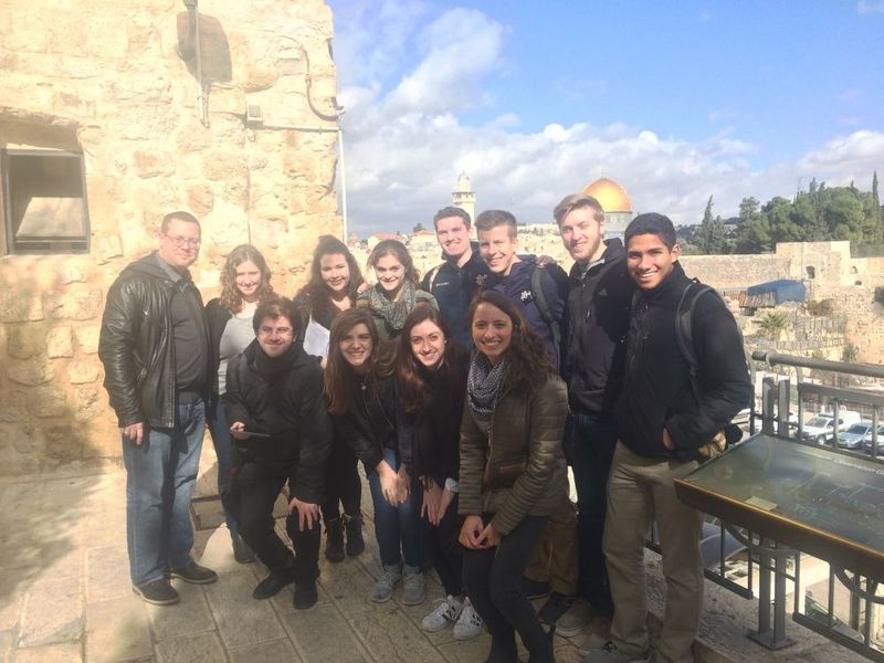 Students in ‘Literature and Inter-Religious Understanding II’ visit the Old City of Jerusalem