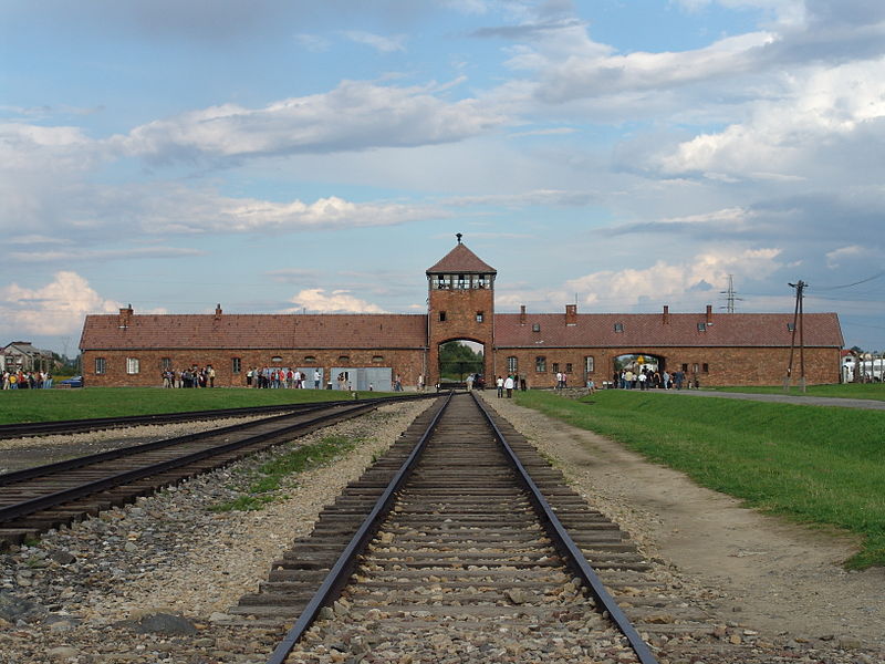 The Railway Tracks On The Auschwitz II-Birkenau Site